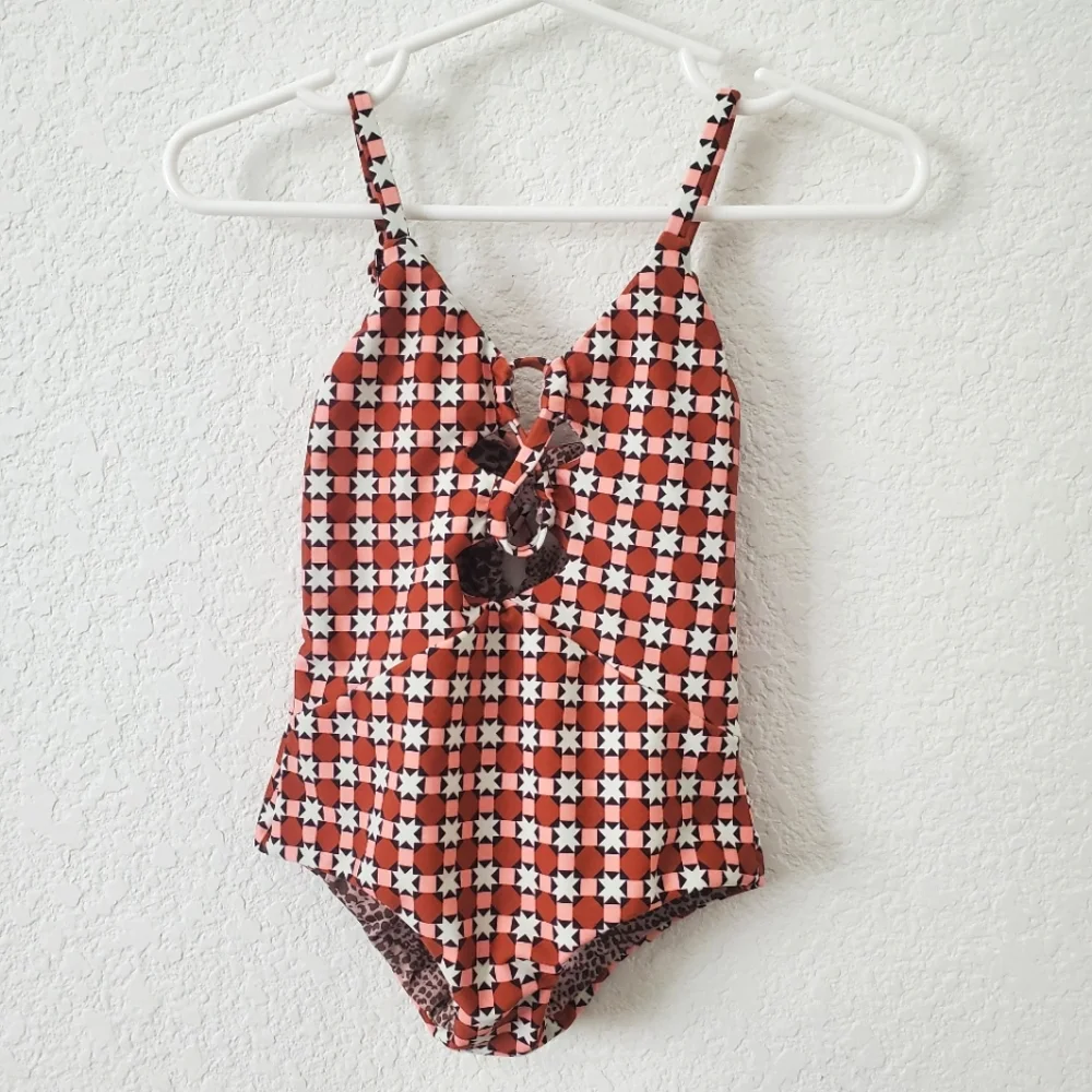 Acacia Baby Girl Kokomo Lace Up One Piece Swimsuit Preemie Sidi Boho Cute